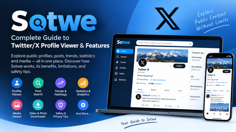 Sotwe: Complete Guide to Twitter/X Profile Viewer & Features