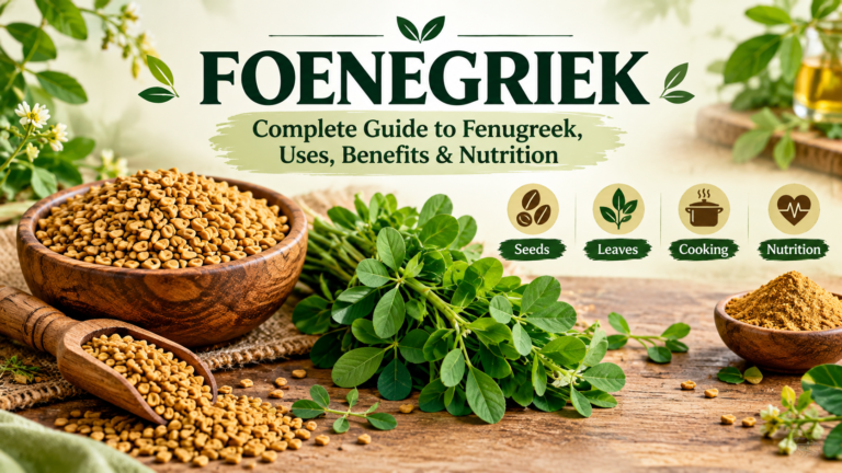 Foenegriek: Complete Guide to Fenugreek, Uses, Benefits & Nutrition